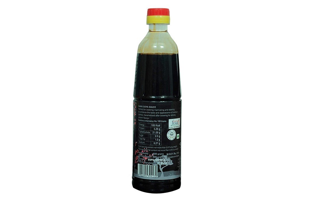 Hachi Fermented Soya Sauce Dark    Bottle  600 grams